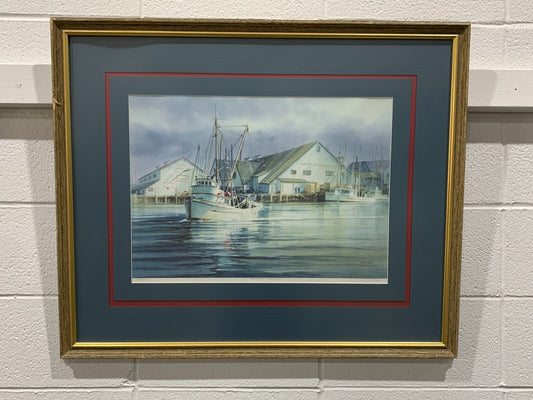 "Steveston Harbour" Painting by Harry Heine, 22/350
