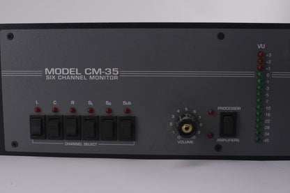 Dolby Labs CM-35 6-channel projection booth monitor