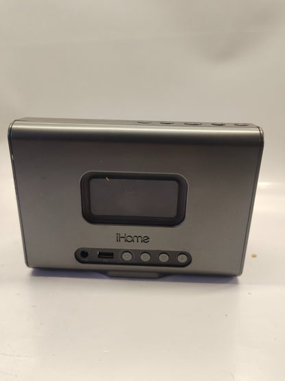 iHome Wireless Qi Dual Charging Bluetooth Dual Alarm Clock Speakerphone IBTW39v2