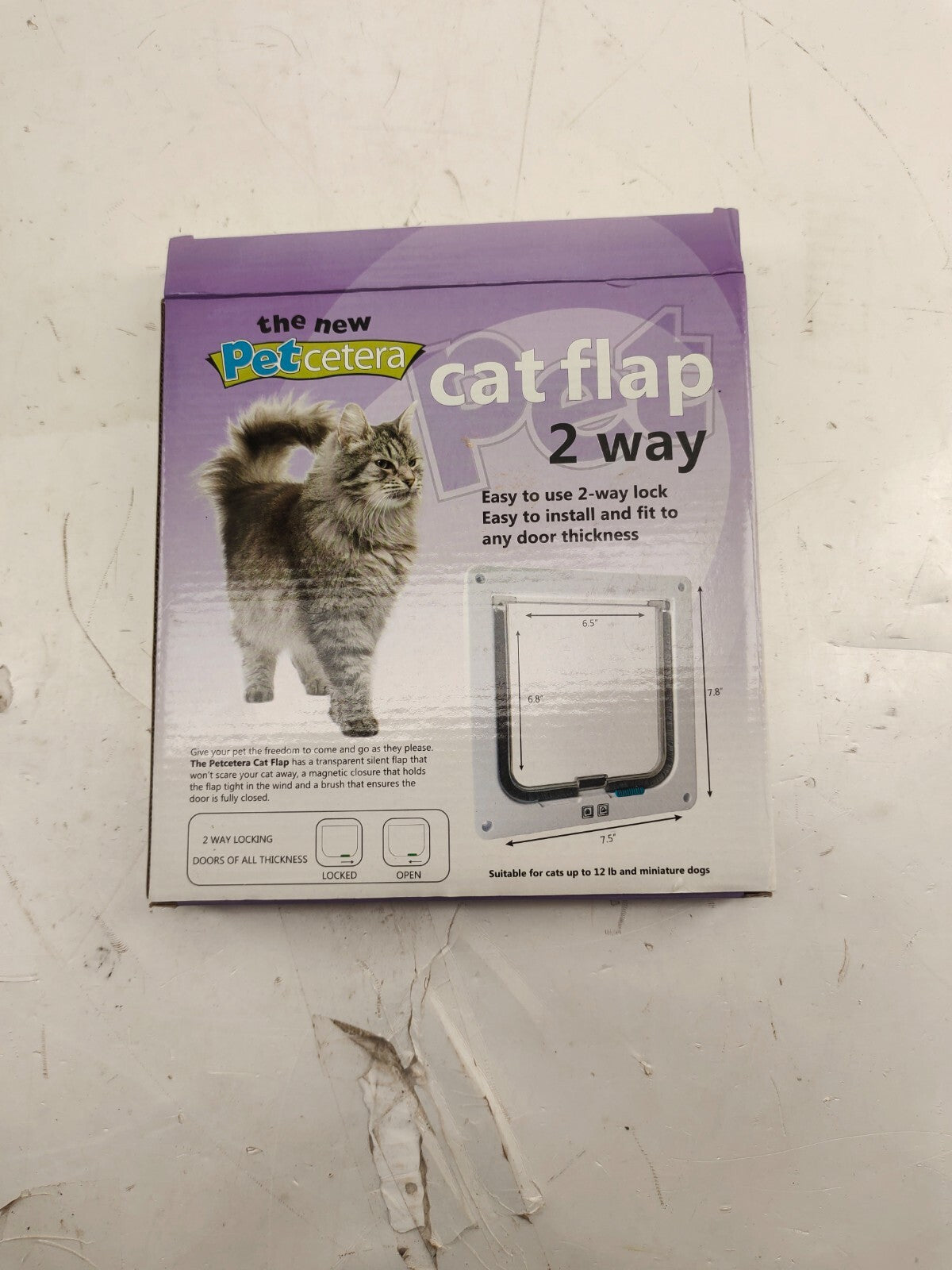 Pet Cetera - Cat Flap 2 Way for doors