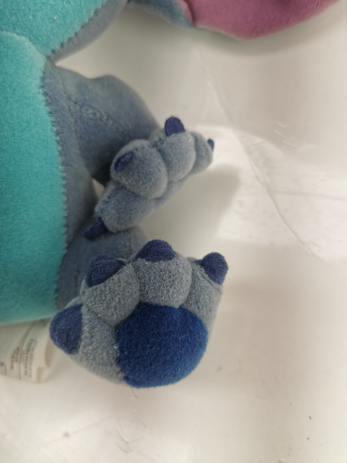 Disney Mini Bean Bag Stitch As Dog 7" Disney Store Plush Stuffed Animal