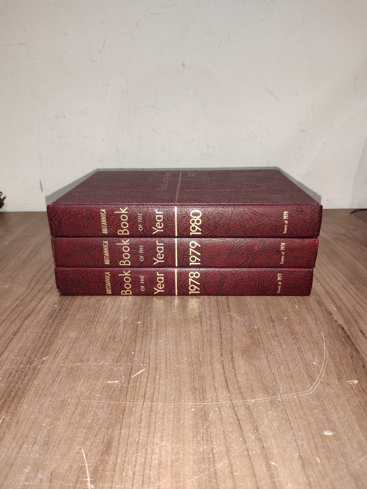 Encyclopedia Britannica Book Year - Set of 3 (1978-1979-1980)