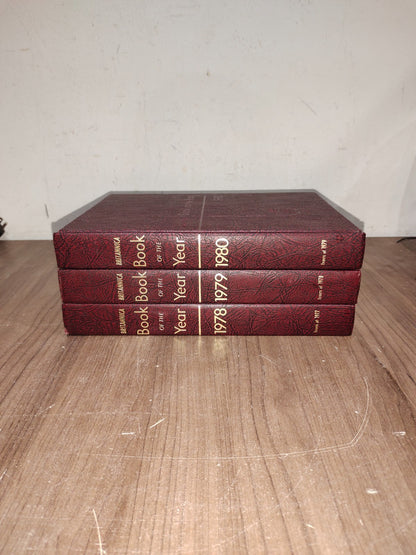Encyclopedia Britannica Book Year - Set of 3 (1978-1979-1980)