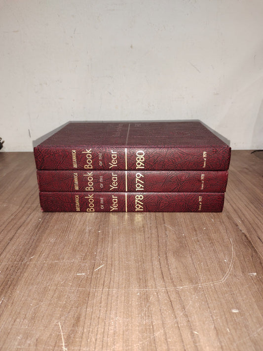 Encyclopedia Britannica Book Year - Set of 3 (1978-1979-1980)