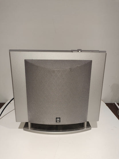 Yamaha YST-FSW100 70 Watt Dynamic Powered Subwoofer- 6.5" Driver - Silver