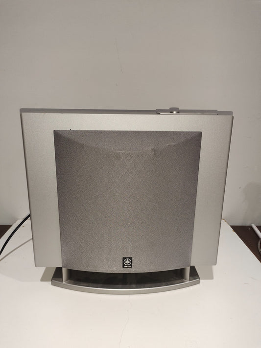 Yamaha YST-FSW100 70 Watt Dynamic Powered Subwoofer- 6.5" Driver - Silver