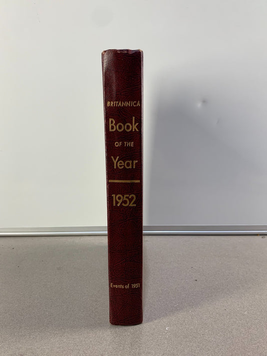 Vintage Encyclopedia Britannica Book Year 1952