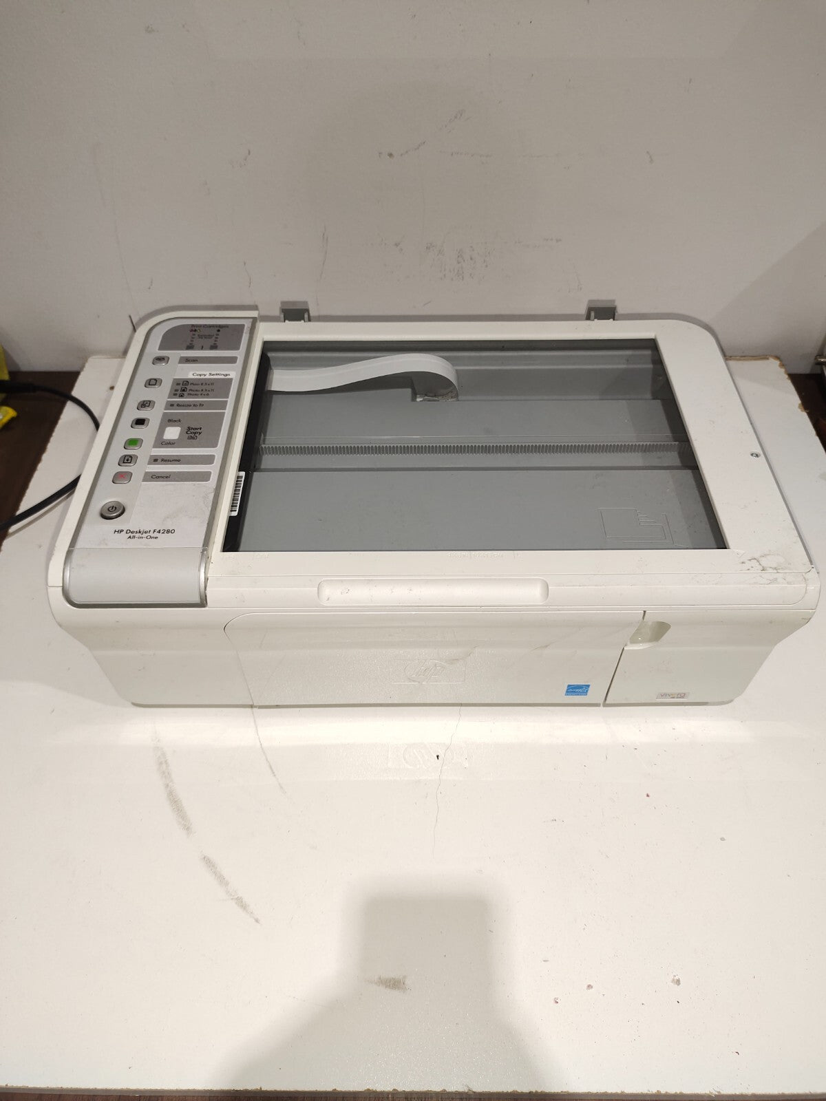 HP Deskjet F4280 All-In-One Printer Scanner Copier CB656A - For Parts/ No Flap