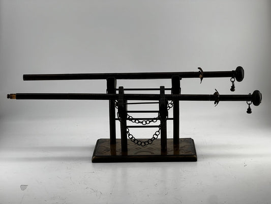 Vintage Fire Poker Set - Sword + mount