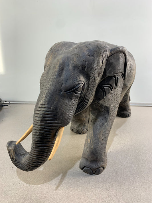 Beautiful Elephant Wood Handcarved Home Decor