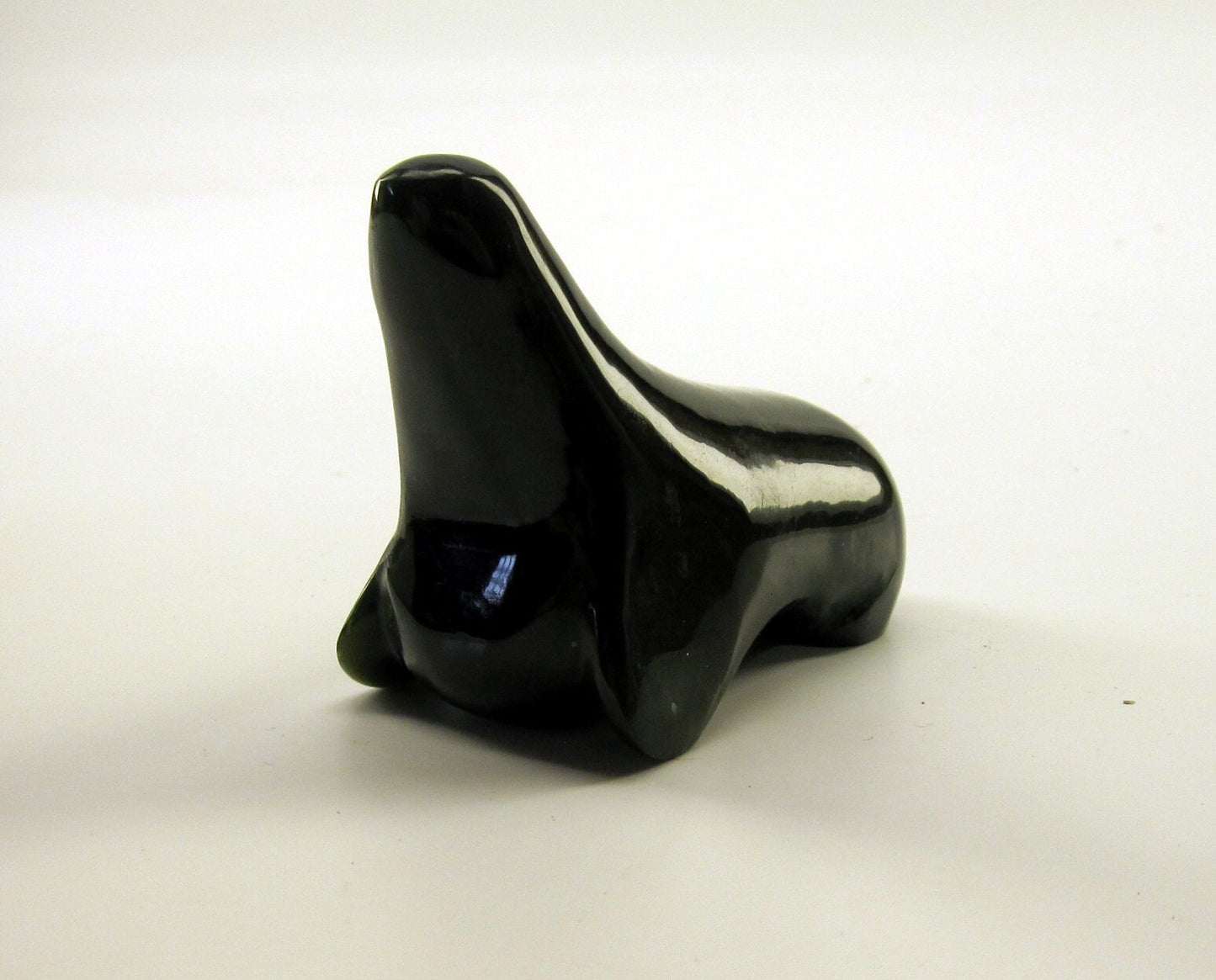 Green Stone Seal Carving