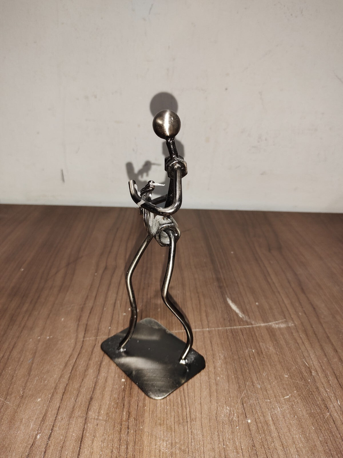 GUITAR PLAYER NUTS AND BOLTS MUSIC FIGURE METAL SCULPTURE