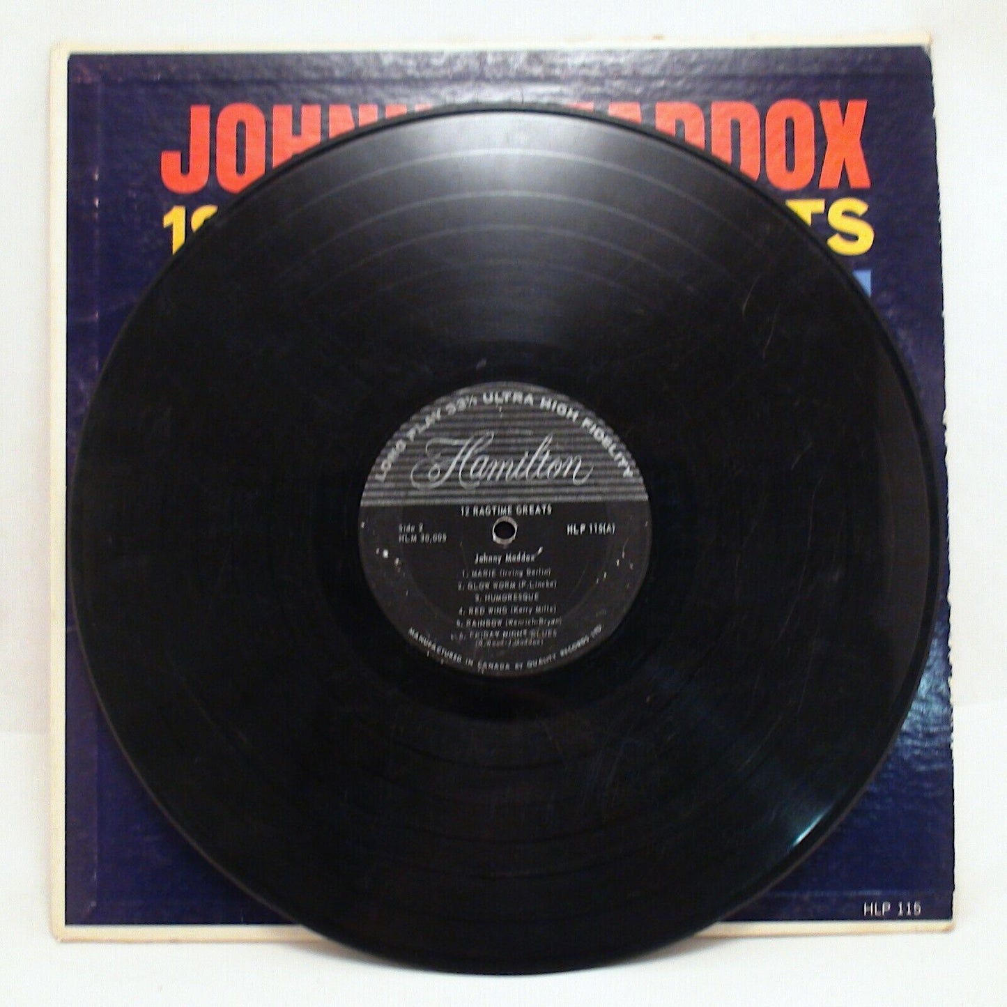 Ragtime Reverie: Johnny Maddox's '12 Ragtime Greats' Quality Records Vinyl Album Record LP