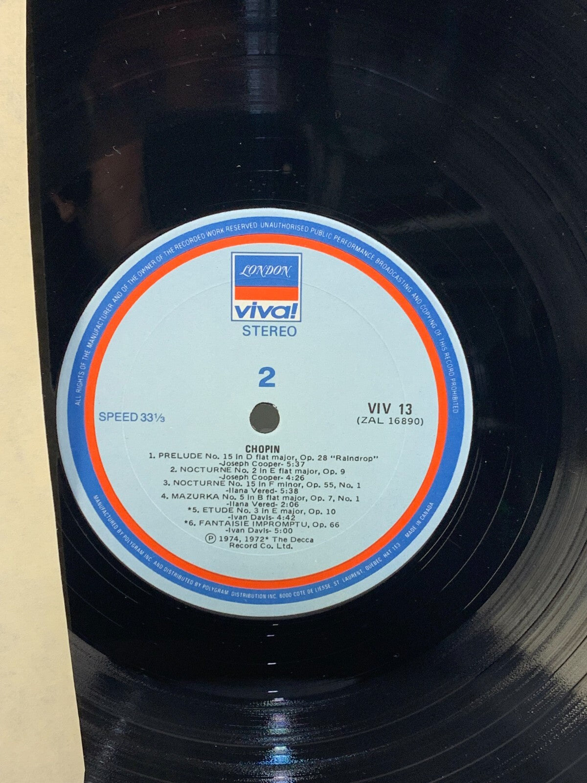 Chopin - Die schönsten Klaviermelodien (Vinyl)