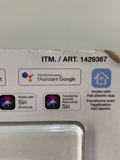 Feit Wi-Fi Smart Dimmer Works with Google Alexa Siri 3 Value Pack