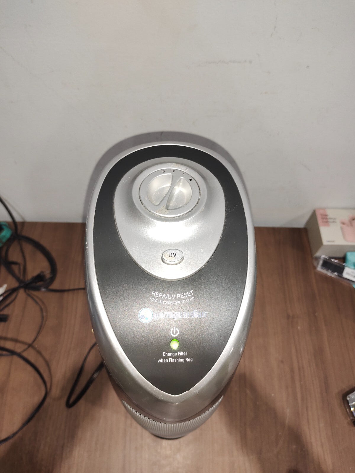 Germ Guardian AC4825E Tower Air Purifier with HEPA Filter, UV-C Light