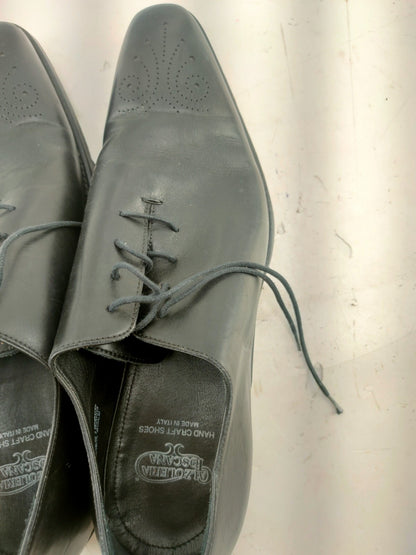 Calzoleria Toscana Made in Italy Men's Black Leather Dress Shoe