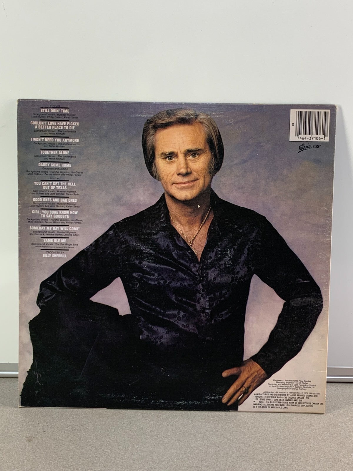 George Jones - Still the Same Ole Me - Vinyl LP Epic FE37106