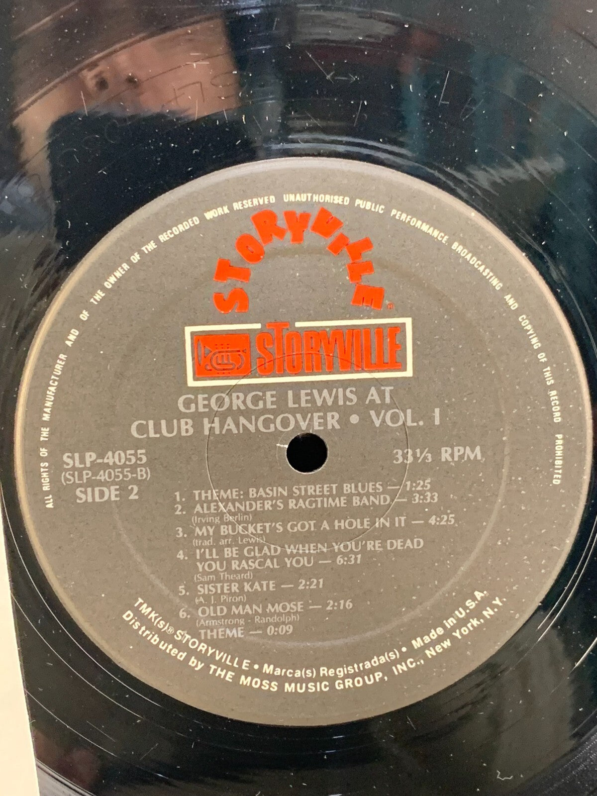 George Lewis and His New Orleans Jazzband George Lewis At Club Hangover Vol. 1