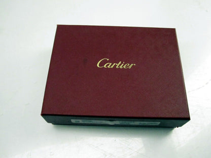 Authentic Cartier Black Leather Wallet - Certifications and Box Included