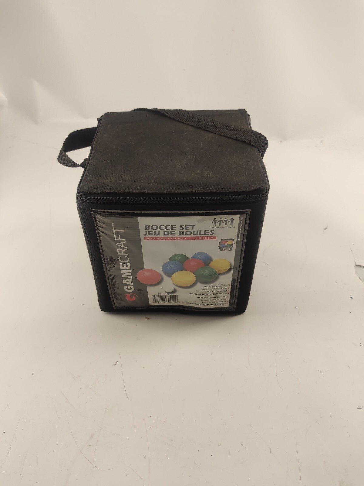 Bocce Ball Set with Plastic Carrying Case Sportcraft Gamelife Complete Beach