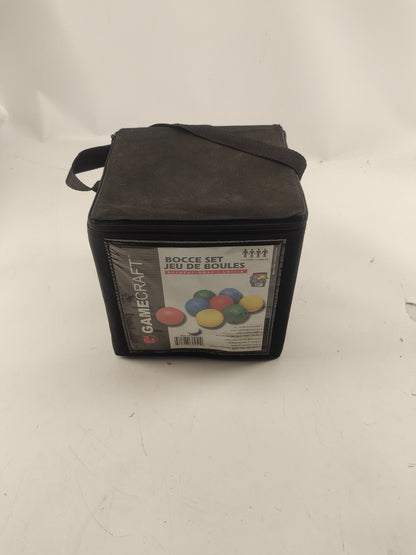 Bocce Ball Set with Plastic Carrying Case Sportcraft Gamelife Complete Beach