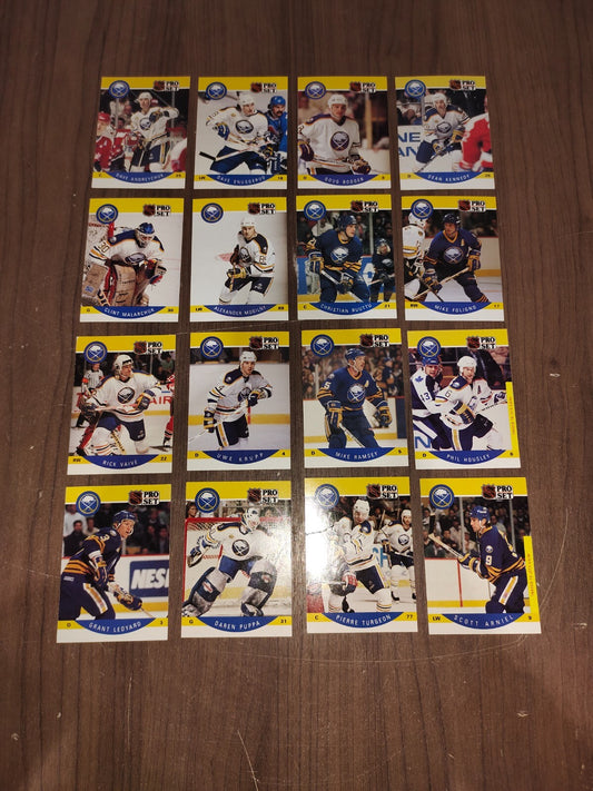 Rare Collectible NHL - Buffalo Sabres Cards PRO-SET - Set of 16 Cards