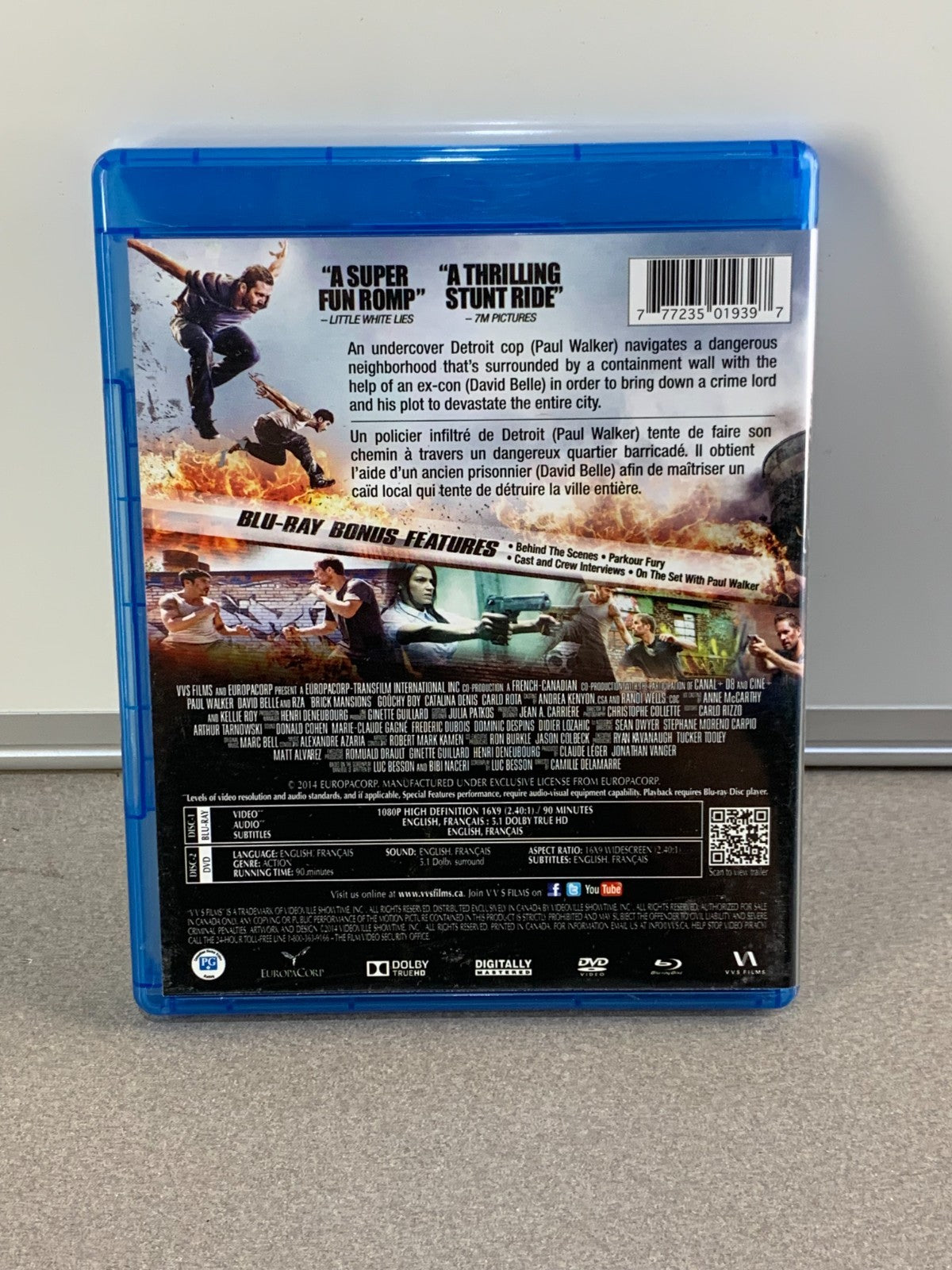 Brick Mansions [Blu-ray/DVD] by Camille Delamarre: Used