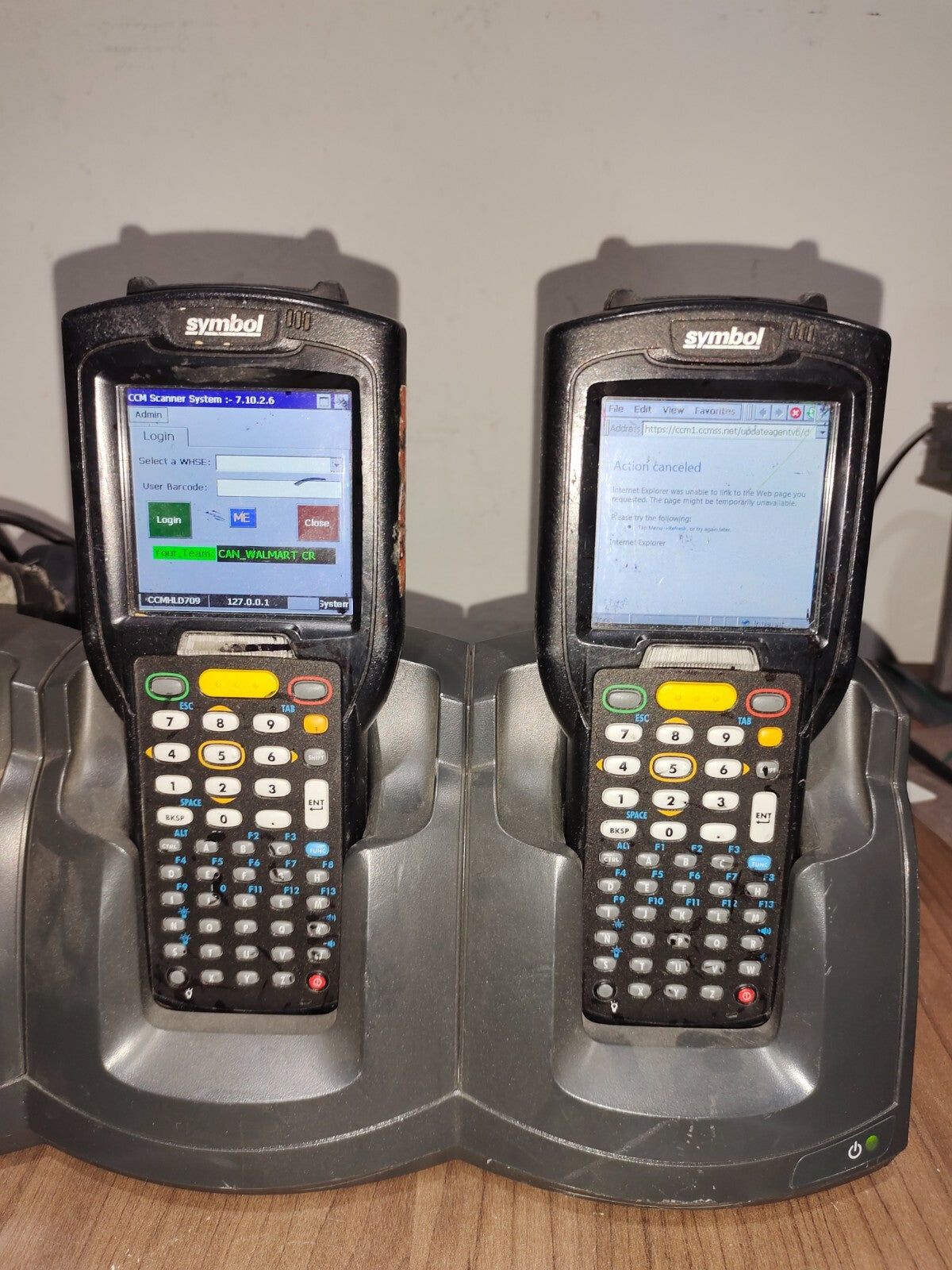 Symbol CHS3000-4000C Charging Dock & MC32N0 Barcode Scanner (4 Scanner Guns) - 1