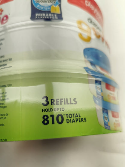 Brand NEW & Sealed • Playtex Baby "Diaper Genie" Refill Bags • 810 Diapers