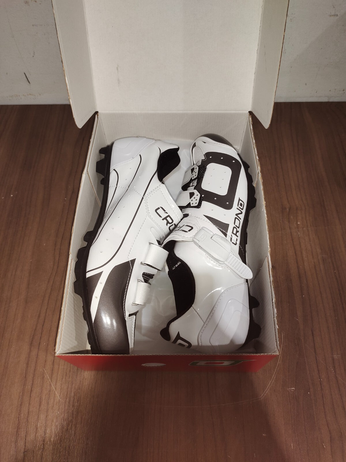 Crono CX-3 17 Mountain Bike Gravel BMX Shoes - Bian White - Size - 37 (EUR)