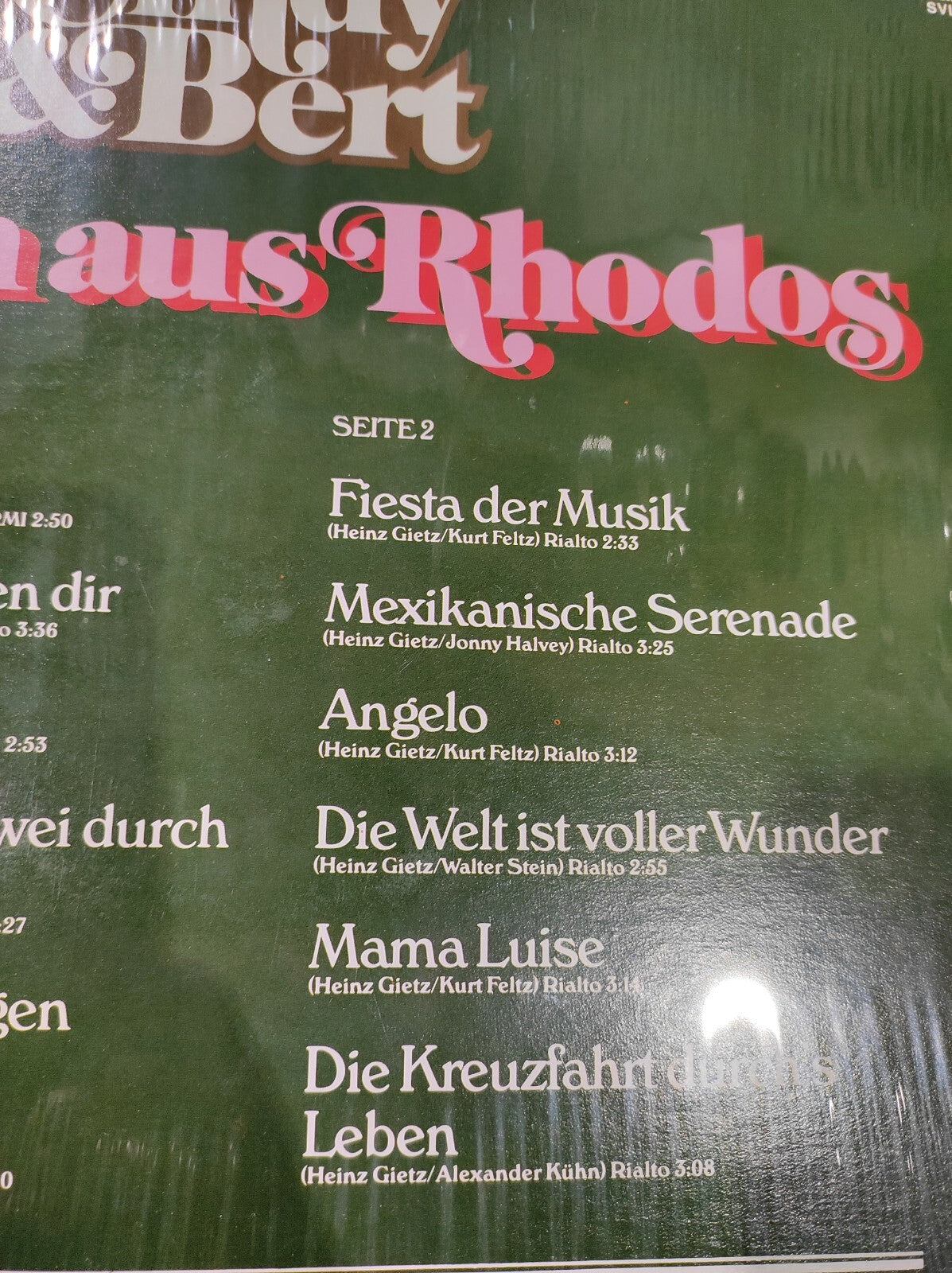 Cindy & Bert - Rosen Aus Rhodos Vinyl