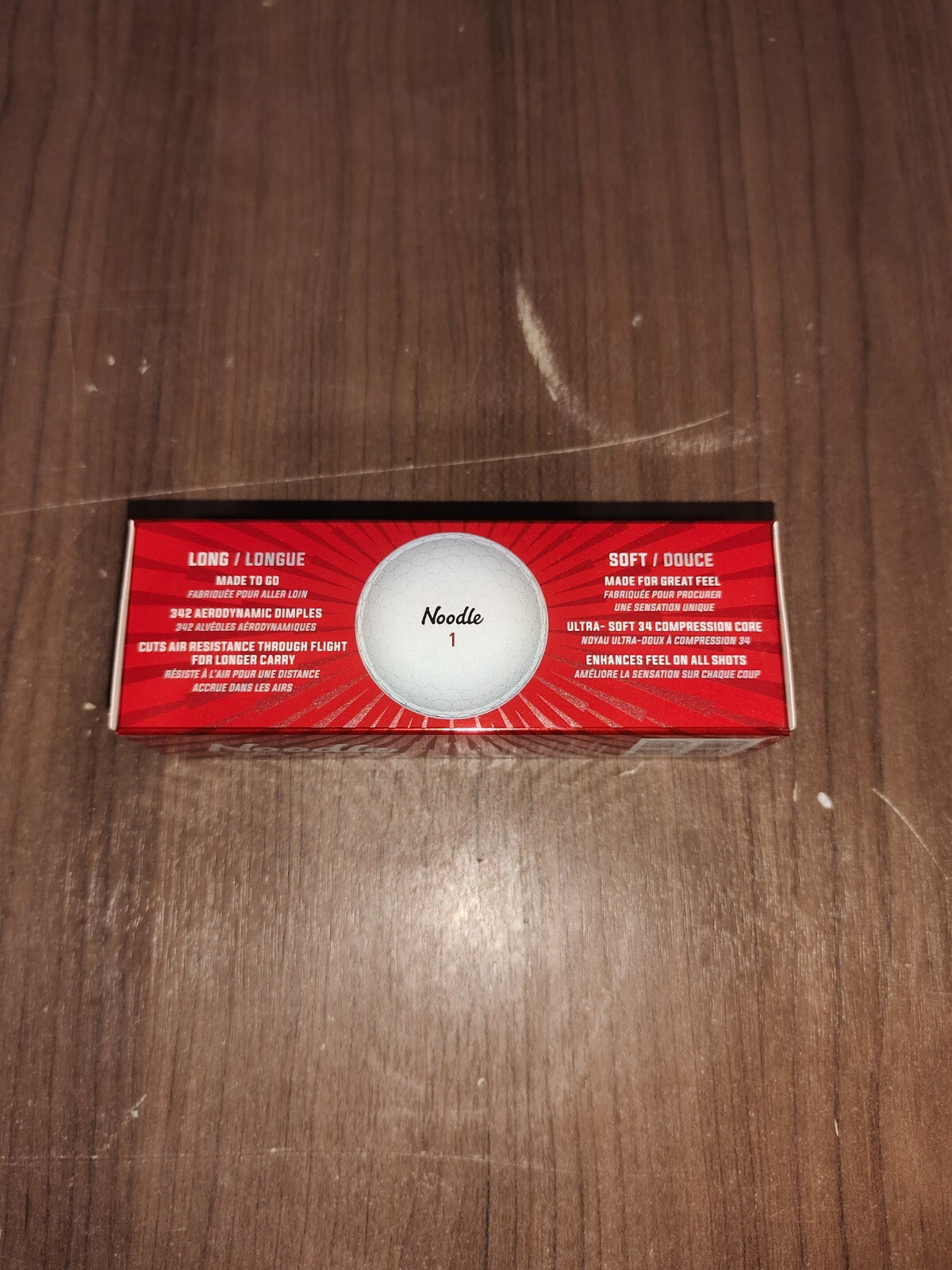 New - NOODLE LONG AND SOFT THE ORIGINAL GOLF BALLS - SLEEVE OF 3 - Set of 3 - 1