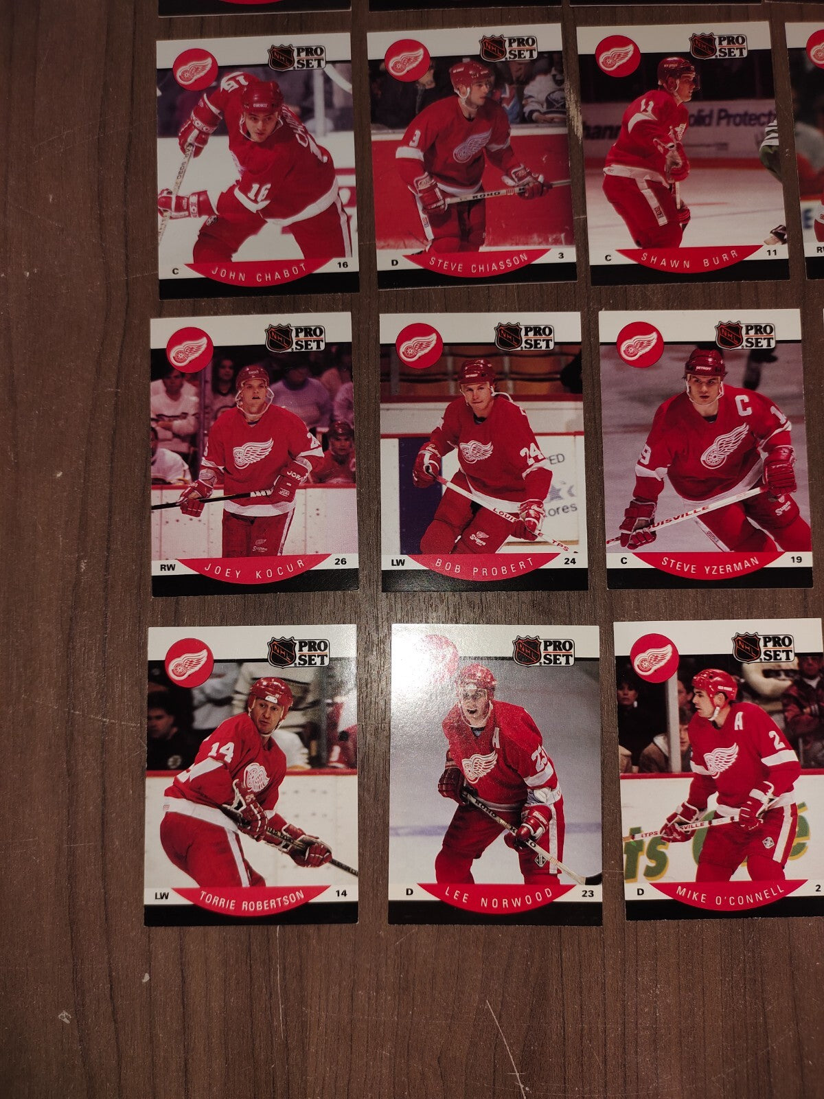 Rare Collectible NHL - Detroit Red Wings Cards PRO-SET - Set of 16 Cards