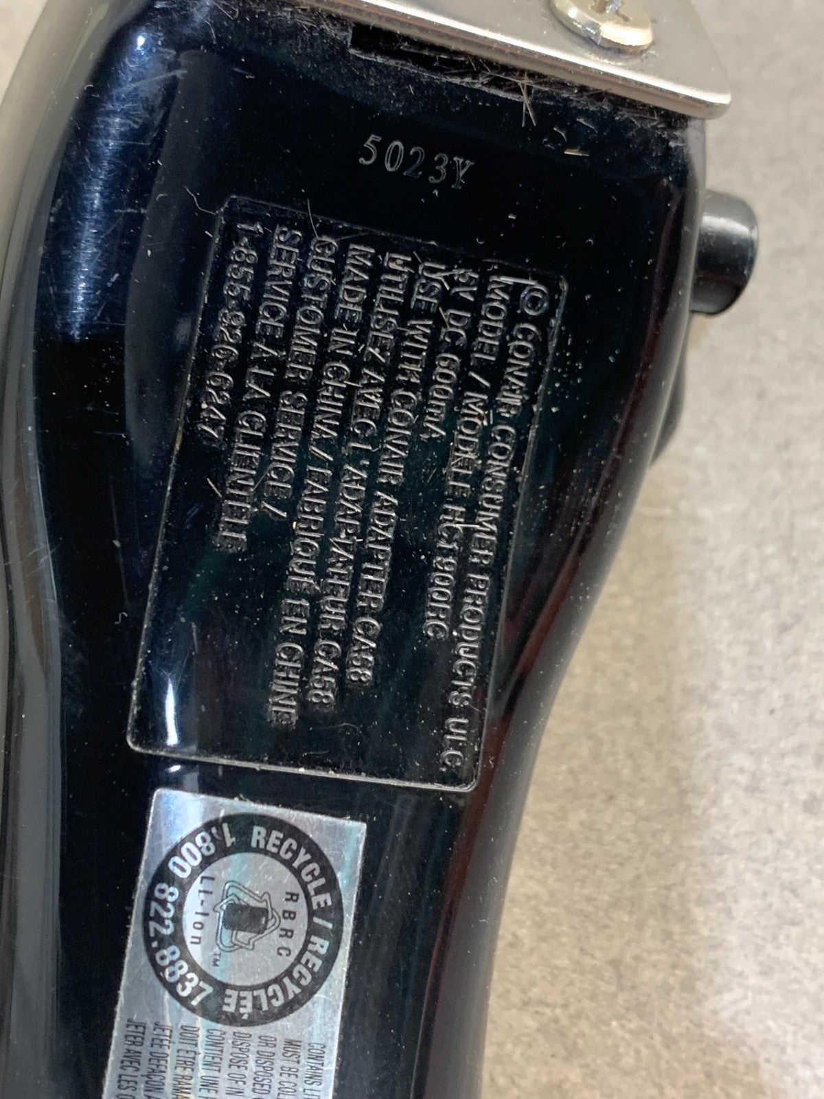 ConairMan Lithium Ion Cordless Hair trimmer Used Best for Pets