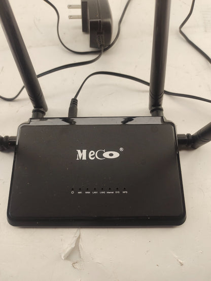 MECO N300 Smart Wifi Router  Black MC-WR630S