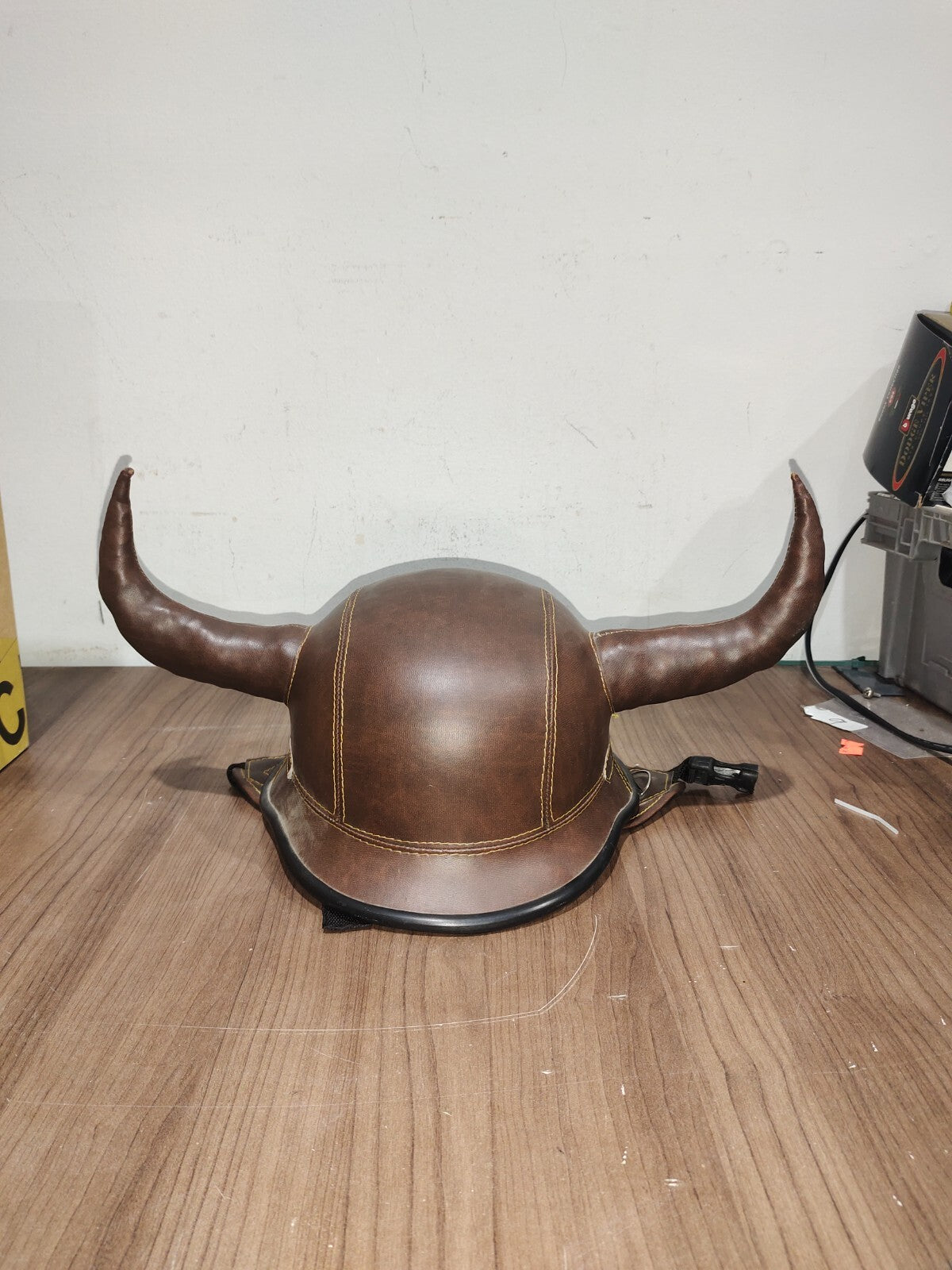 Helmet Handmade Red Warhawk Leather Mohawks