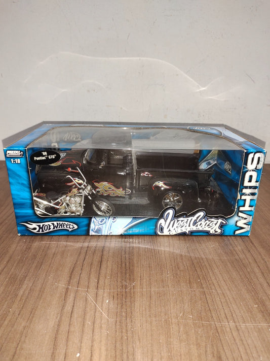 Hot Wheels 1956 Ford Pickup Truck & Chopper Set 1:18 Model Toy
