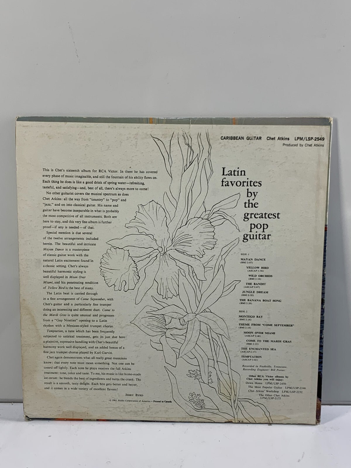 Caribbean Guitar Chet Atkins RCA Victor LSP-2549 1962