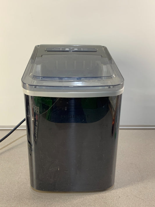 Frigidaire Self-Cleaning Ice Maker, Stainless Steel, Black