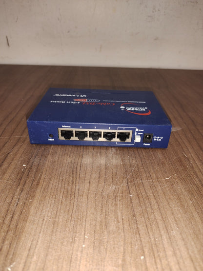 Network Everywhere NR041-WM Wired Cable DSL 4 Port Router Broadband