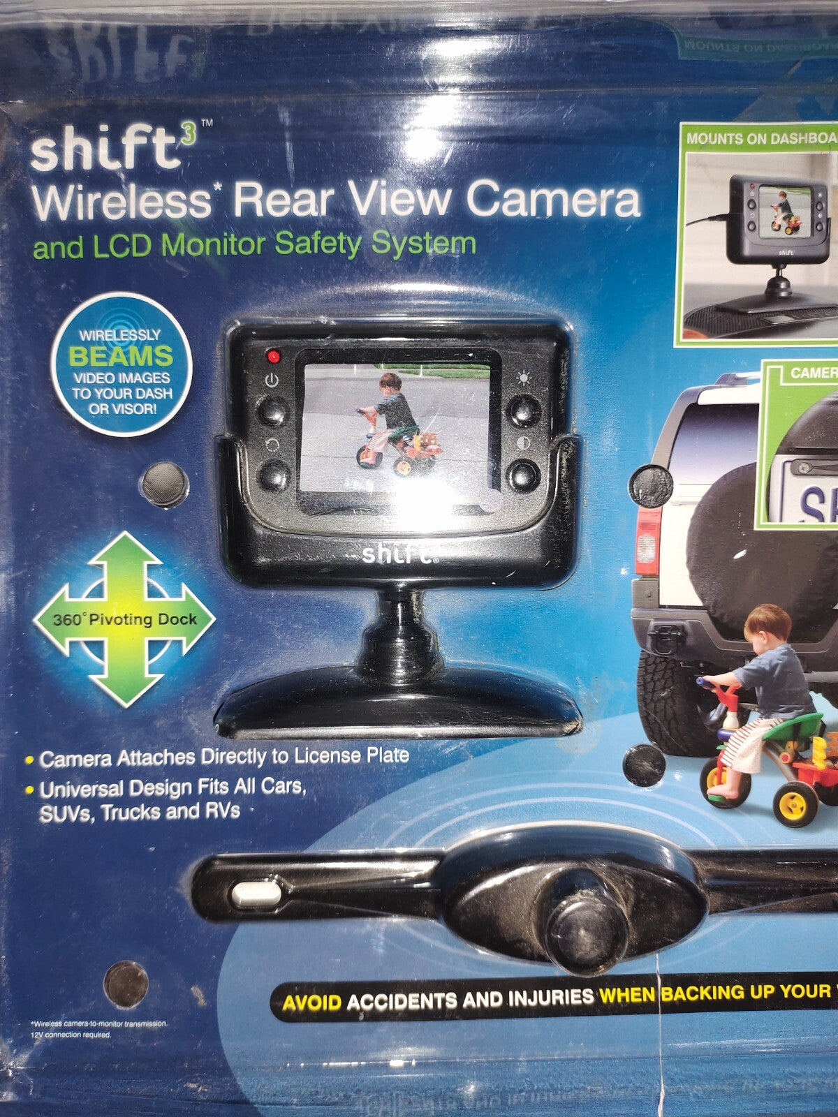 Shift3 Wireless Rear View Camera Vehicle RV's, SUV's, Cars Backup Camera Sealed