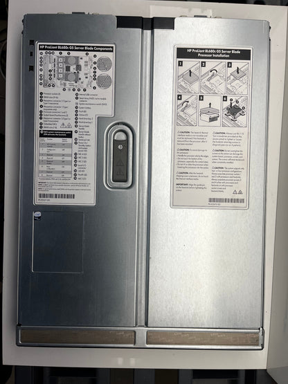 GOOD CONDITION HP ProLiant BL680c G5 Server Blade UNTESTED MXQ90302JD
