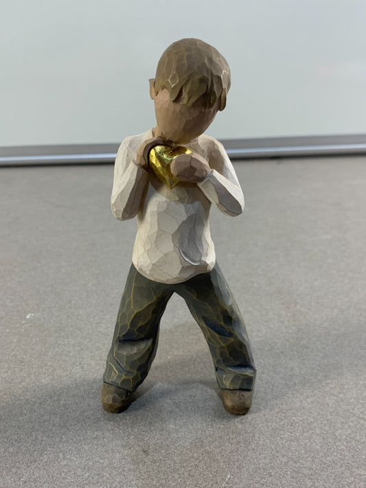 Vintage Willow Tree "Heart of Gold" Boy figurine