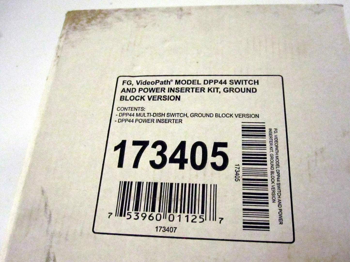 FG Videopath DPP44 Switch and Power Insterter Kit 173405 Set