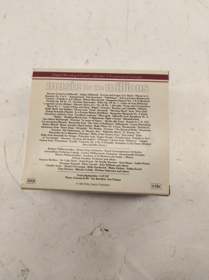 5 CD Box Set - Music For The Millions - Favorite Classical Melodies Collin Davis
