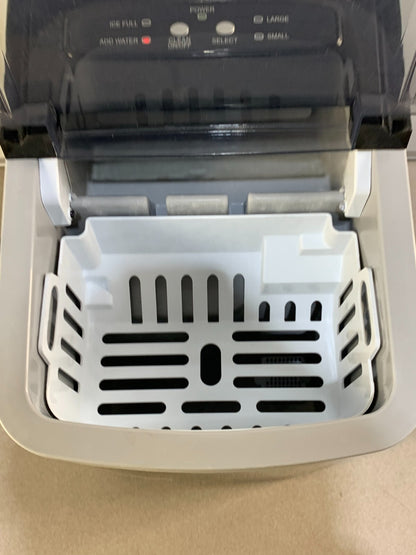 Frigidaire Self-Cleaning Ice Maker, Stainless Steel, Black