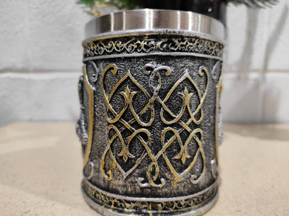 Ebros Medieval Crusader Knight Of The Cross Mug Armor Suit Large Tankard Mug