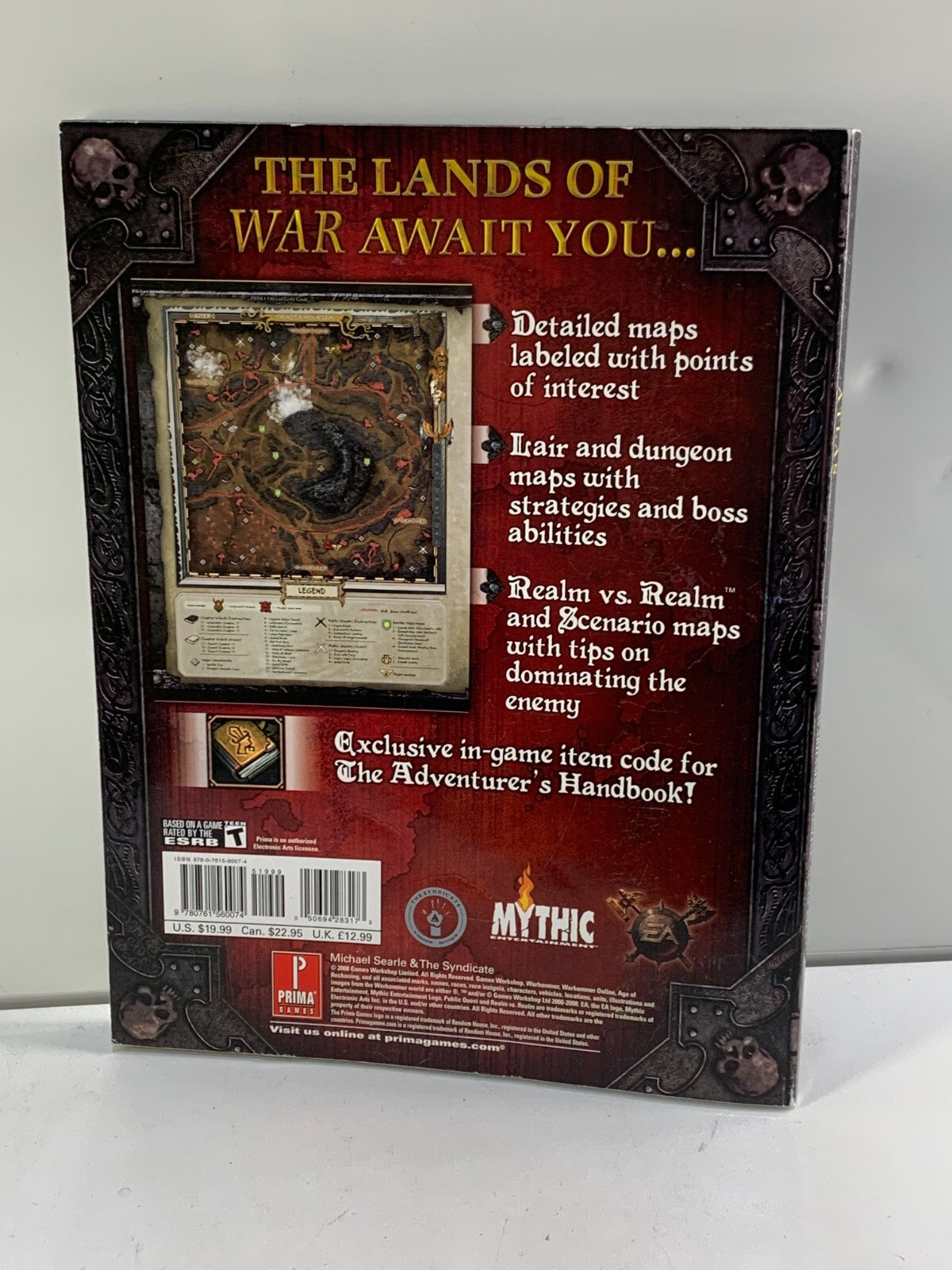 Warhammer Online: Age of Reckoning Atlas by Prima Games Staff and Mike Searle