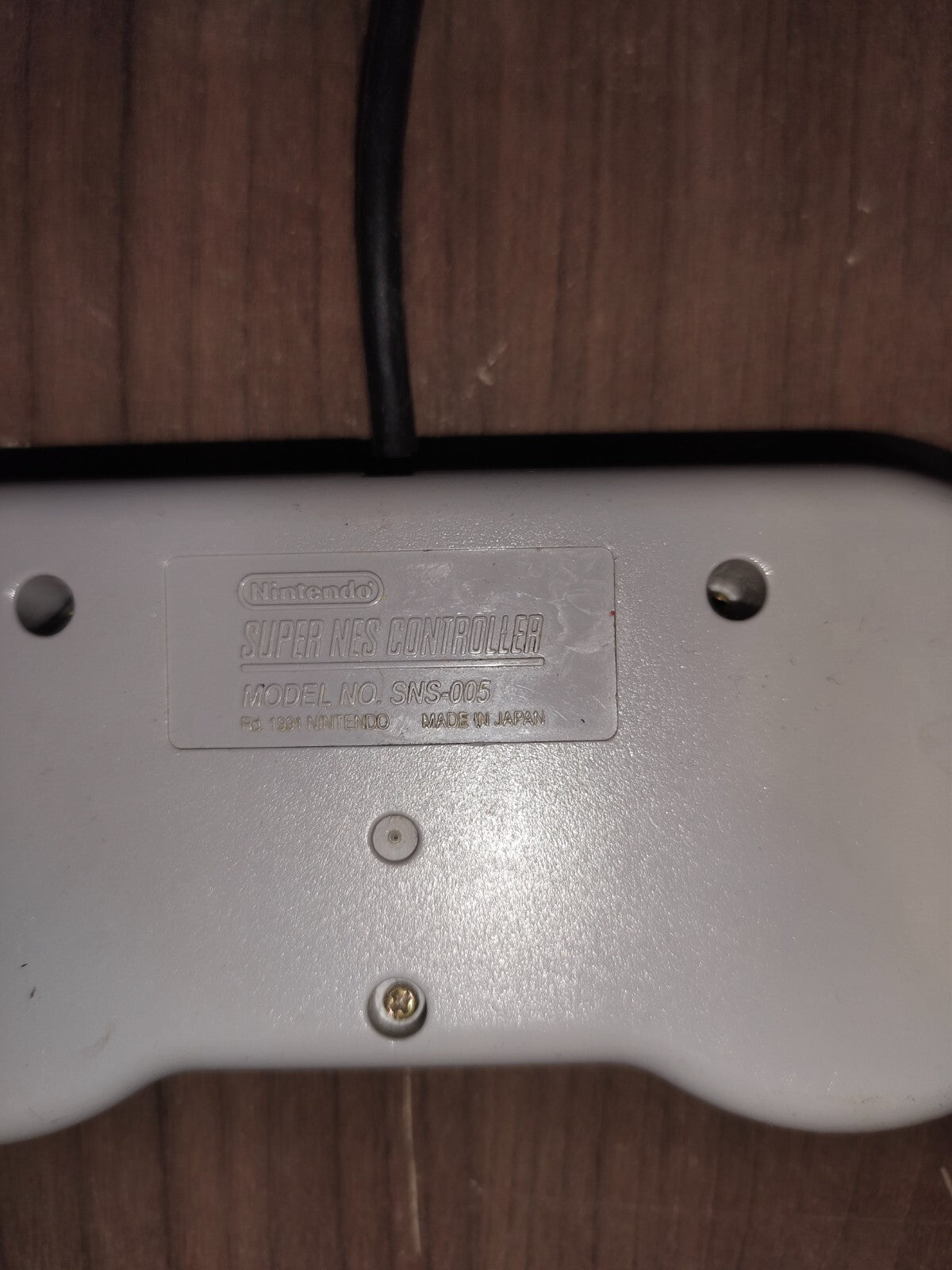 VINTAGE SUPER NINTENDO SNES ORIGINAL AUTHENTIC CONTROLLER SNS-005